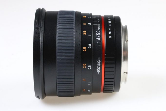 Walimex PRO 50mm f/1,4 für Canon EF - #F617D0894