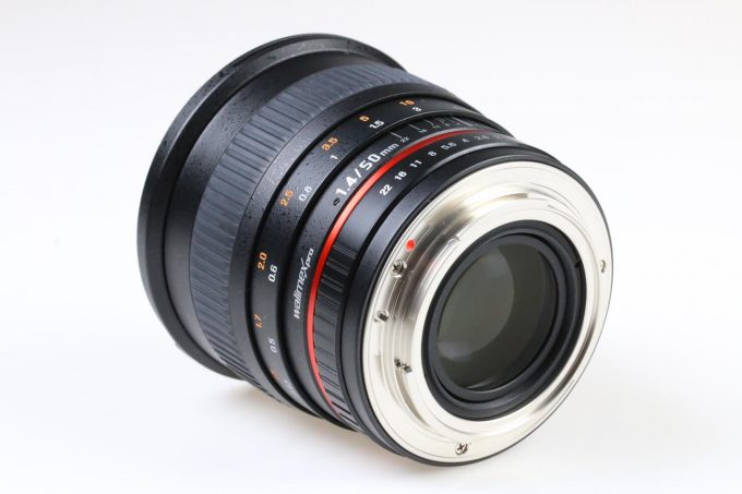 Walimex PRO 50mm f/1,4 für Canon EF - #F617D0894