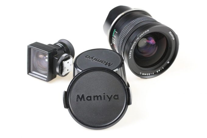 Mamiya 7 Sekor 50mm f/4,5 N L mit Zubehör - #Sh1006