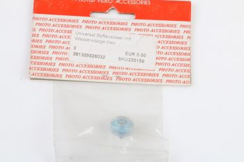 Universal Softauslöser mit Wasserwaage blau