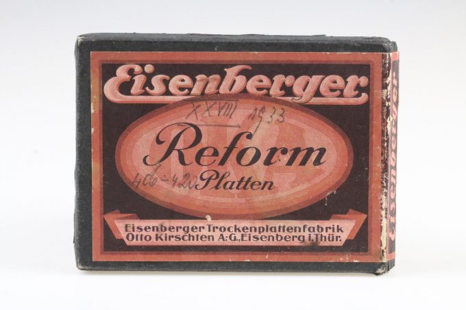 EISENBERGER Reform Platten - Glastrockenplatten (um 1933)