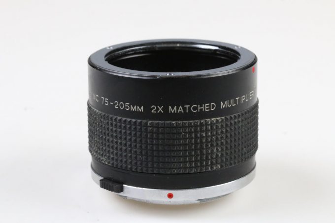 Vivitar MC 75-205mm 2x Matched Telekonverter für Olympus OM