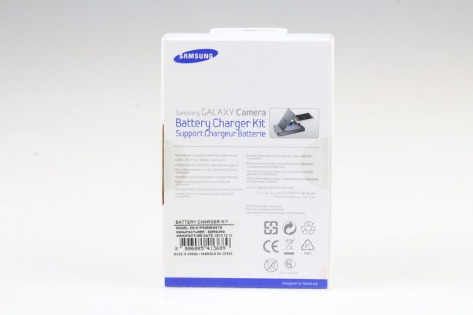 Samsung Battery Charger Kit EB-S1P5GN für Galaxy Camera / schwarz