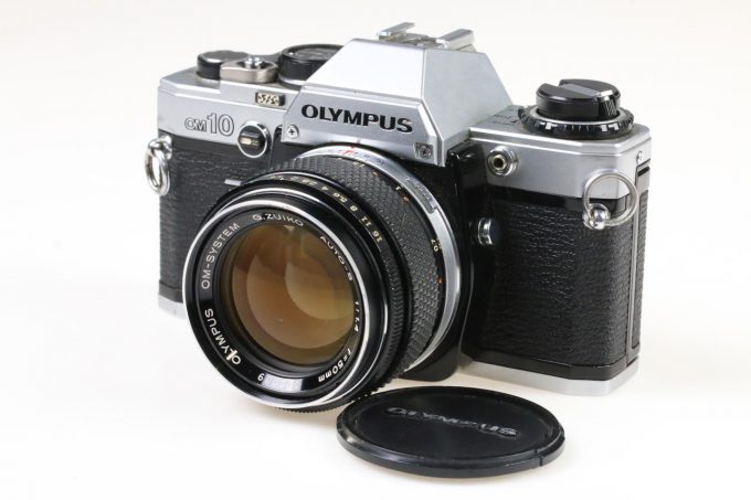 Olympus OM-10 chrome mit Auto-S 50mm f/1,4 - #249730