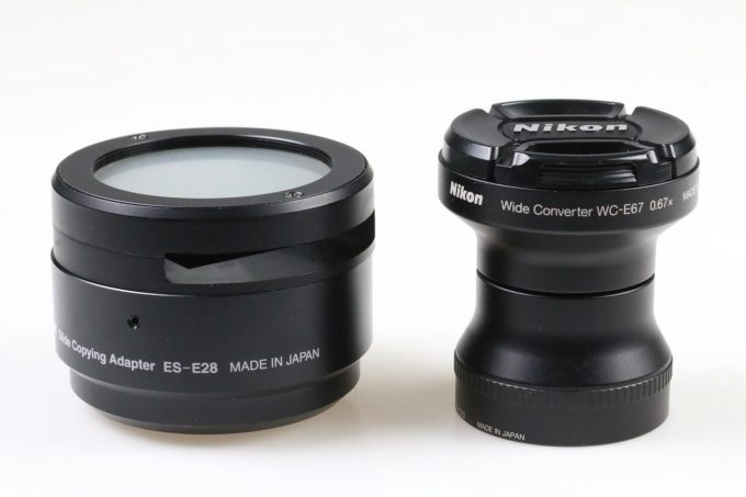 Nikon Vorsatz WC-E67 mit Dia Adapter ES-E28
