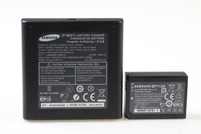 Samsung Ladegerät BC3NX01 mit Akku BP1130