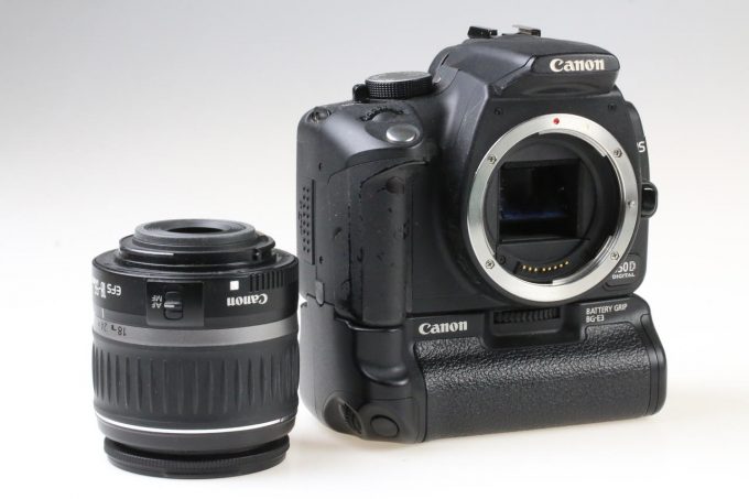 Canon EOS 350D mit EF-S 18-55mm f/3,5-5,6 und BG-E3 - #0830527000