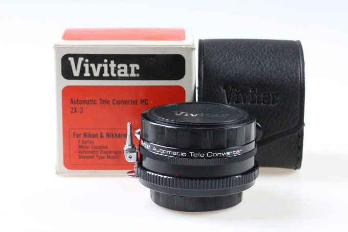 Vivitar 2x Macro-Telekonverter für Nikon MF (nonAI)
