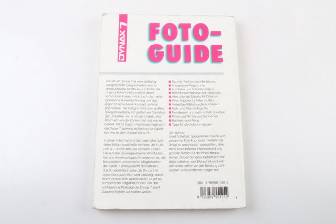 Minolta Dynax 7 FotoGuide Buch