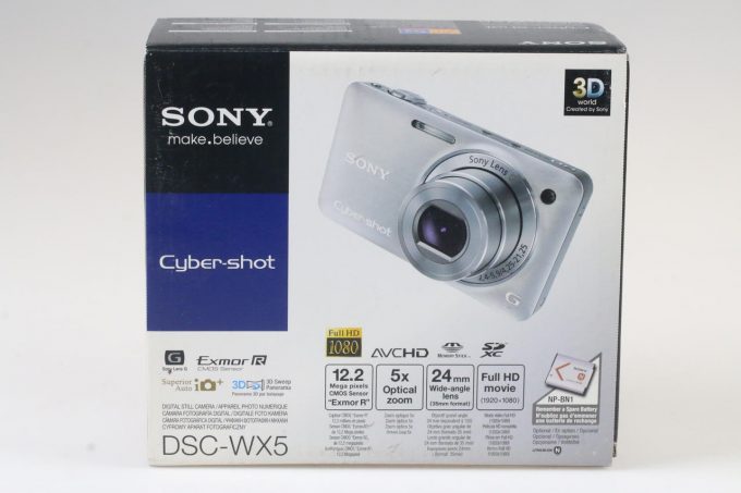 Sony DSC-WX5 silber Digitalkamera - #7461581
