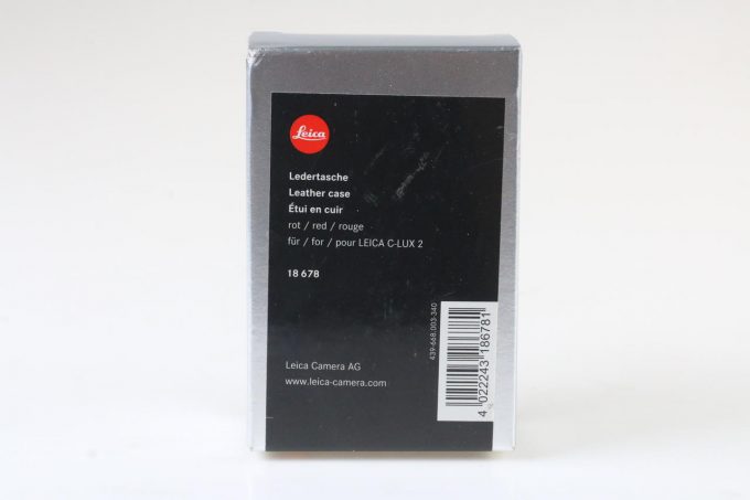Leica Ledertasche für C-LUX 2, rot