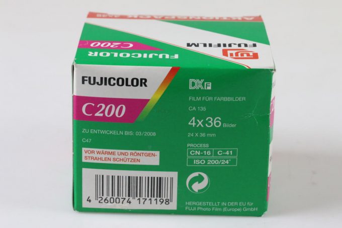 FUJIFILM Fujicolor 200 (4er Pack) - ABGELAUFEN/EXPIRED 03/2008