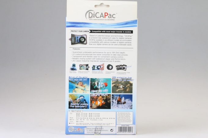 DiCaPac Unterwassertasche (Zoom Available)