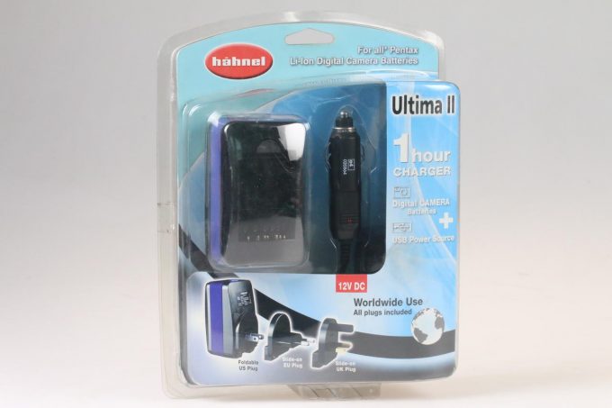 Hähnel Ultima II Schnellladegerät für Pentax Li-Ion Batterien
