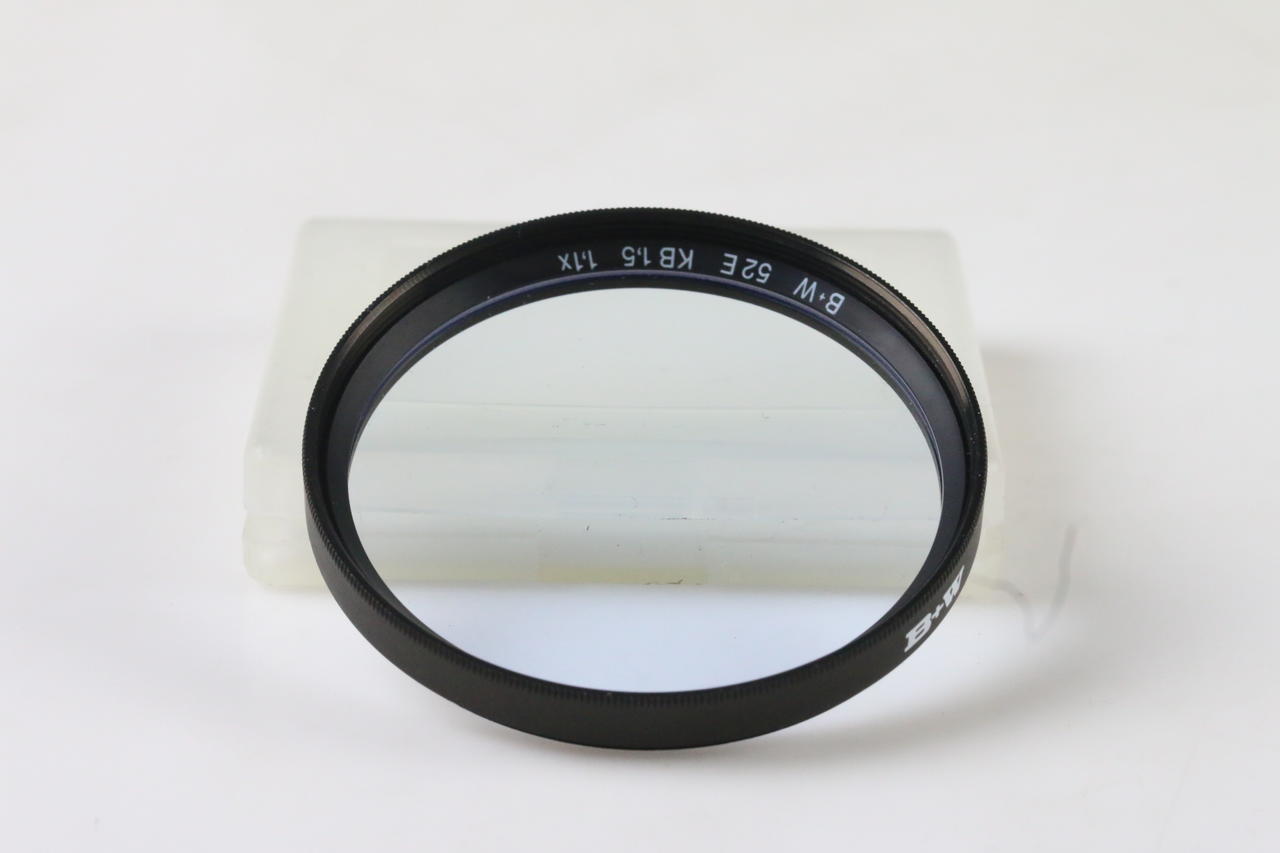 B+W KB-1,5 Blaufilter leicht 52mm