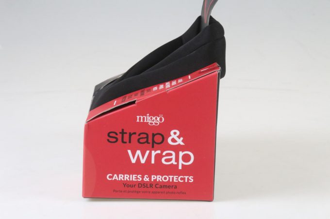 miggo Strap and Wrap SLR Red and Black MW SR-SLR BB90