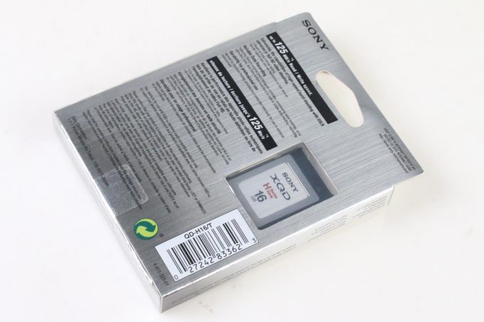 Sony XQD 16GB H-Serie - 125MB/s