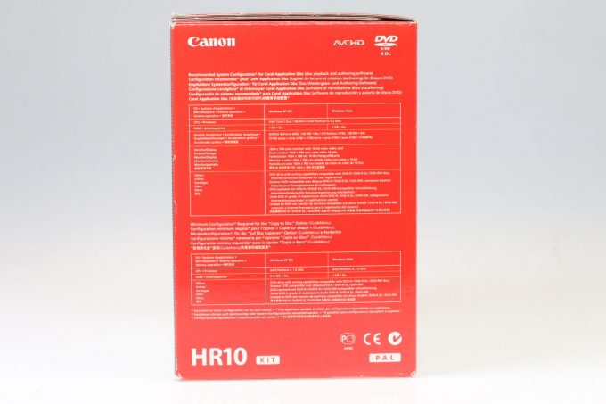 Canon HR10 Videokamera - #663502100270