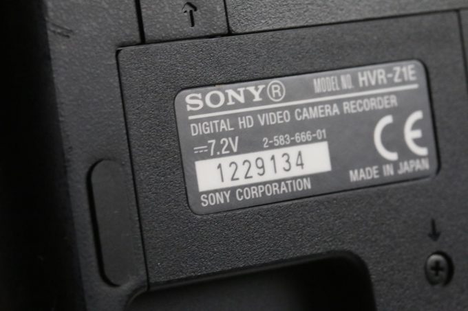 Sony HVR-Z1E - Ohne Ladegerät - #1229134