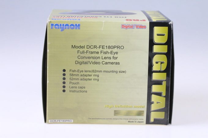 Raynox Fisheye Converter DCR-FE180 Pro
