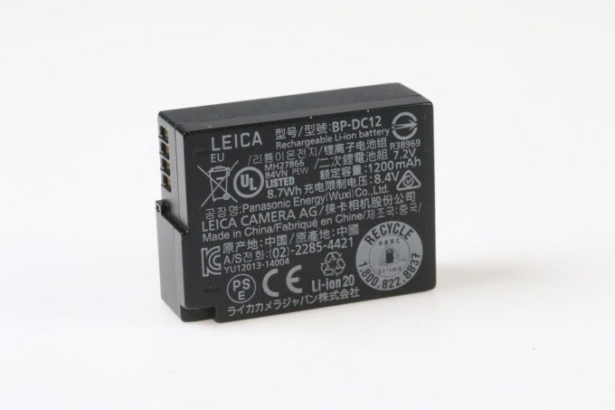 Leica Battery Pack BP-DC12