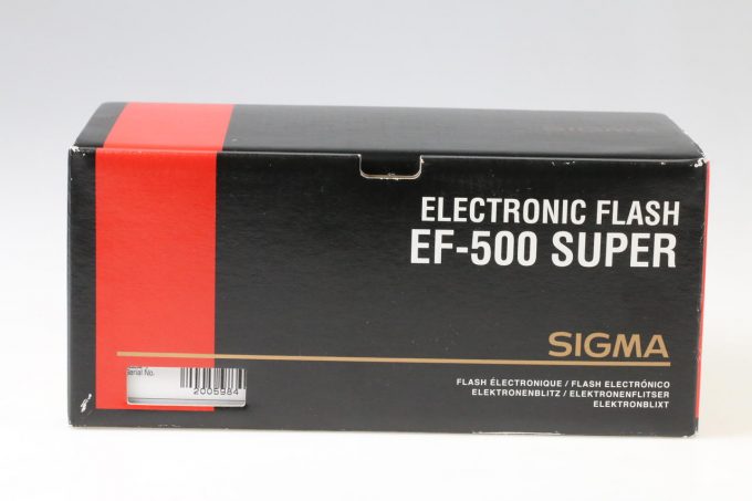 Sigma EF-500 DG SUPER Blitzgerät für Canon - #2005984