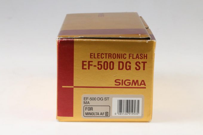 Sigma EF-500 DG ST SO-ADI Blitzgerät für Sony
