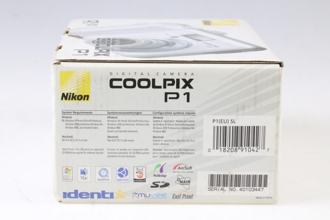 Nikon Coolpix P1 Digitalkamera - #40103447