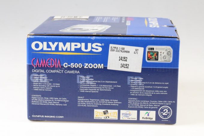 Olympus Camedia C-500 Zoom - #758250725