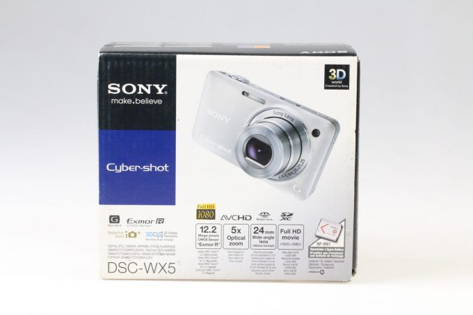 Sony DSC-WX5 silber Digitalkamera - #7461590