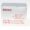Sigma VT-S und VW-S Vorsatzlinsen