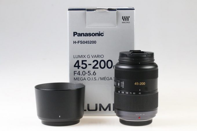 Panasonic Lumix G Vario 45-200mm f/4,0-5,6 Mega O.I.S - #XT0JB007917