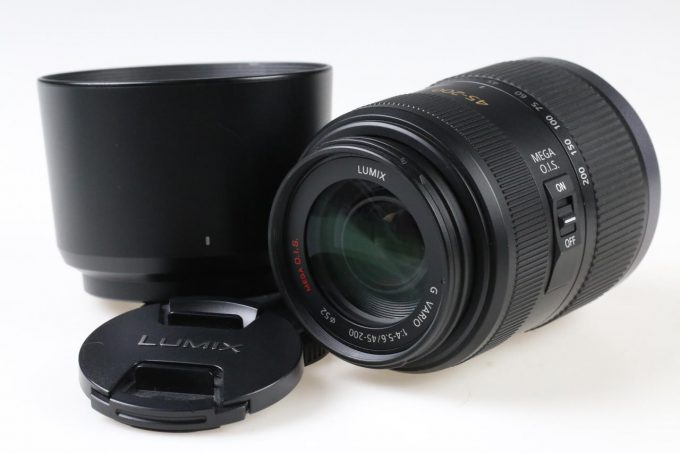 Panasonic Lumix G Vario 45-200mm f/4,0-5,6 Mega O.I.S - #XT0JB007917