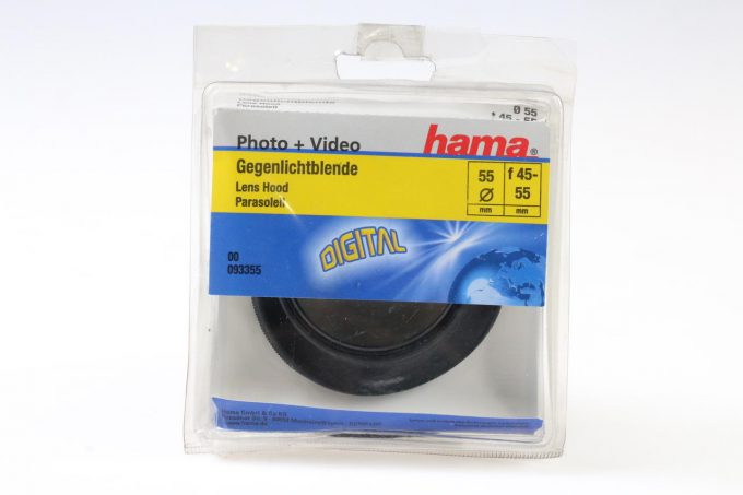 Hama Gummi Sonnenblende - 55mm