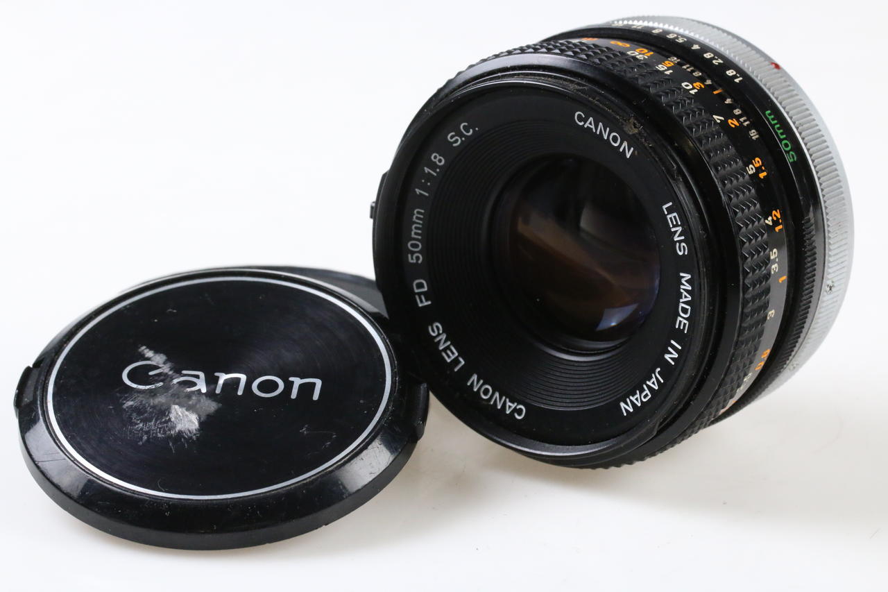 Canon FD 50mm 1:1.8 S.C. - レンズ(単焦点)