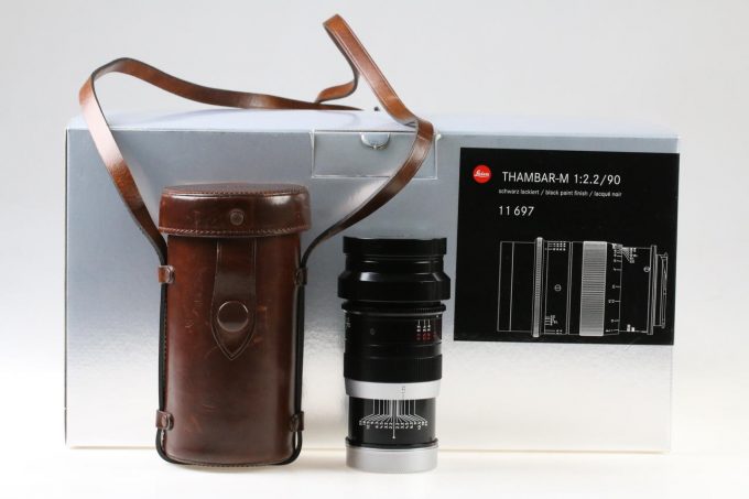 Leica Thambar-M 90mm f/2.2 schwarz lackiert / 11697 - #04694838