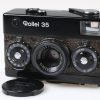 Rollei 35 Schwarz mit brauner Belederung - Made in Singapore - #3268700