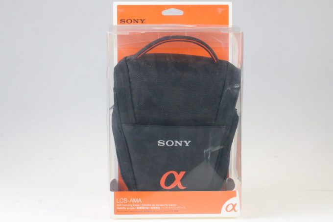 Sony LCS-AMA Kameratasche schwarz/orange