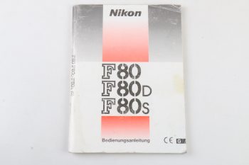 Nikon Bedienungsanleitung F80/d/s
