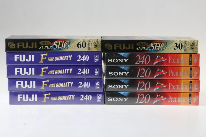 Videokassetten 9 Stück