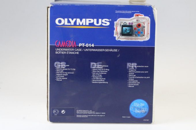 Olympus Unterwassergehäuse PT-014 für C50