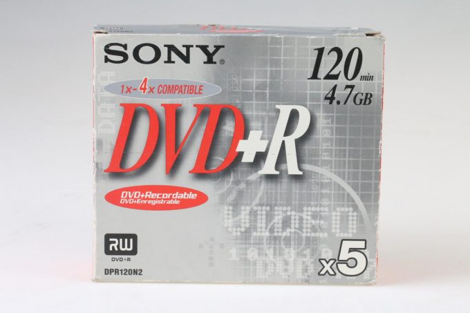 Sony DVD+R x5 (4.7GB)