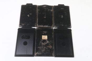 Planfilmkassetten 6,5x10,5cm für Glasplatten - 6 Stück