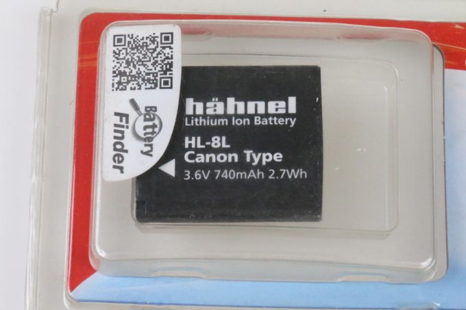 Hähnel HL-8L Li-Ion Akku für Canon NB-8L
