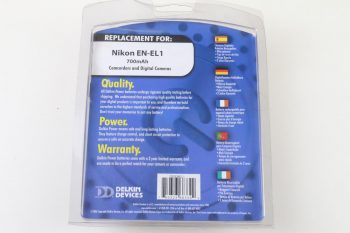 Delkin Devices - Ersatzakku für Nikon EN-EL1