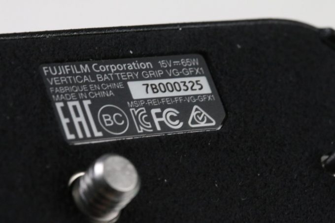 FUJIFILM VG-GFX1 Batterie Griff - #7B000325