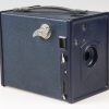 Agfa Schulprämie blaue Boxkamera 6x9cm
