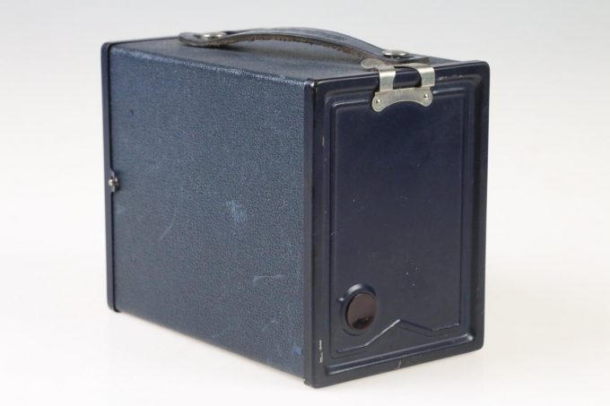 Agfa Schulprämie blaue Boxkamera 6x9cm