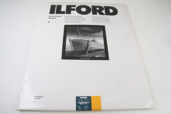 Ilford MGIV RC DeLuxe Satin 10 Blatt 40x50cm