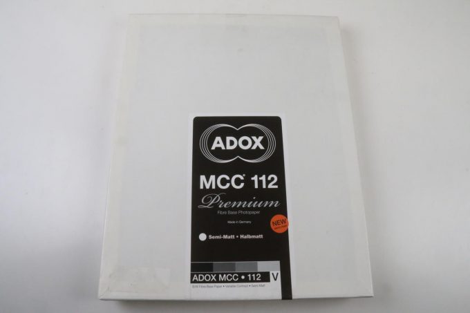 ADOX MCC 112 - SW Barytpapier Semi-Matt-25 Blatt-ABGELAUFEN